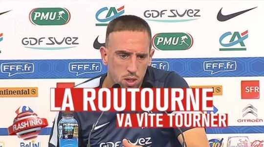 Franck ribery et la langue française