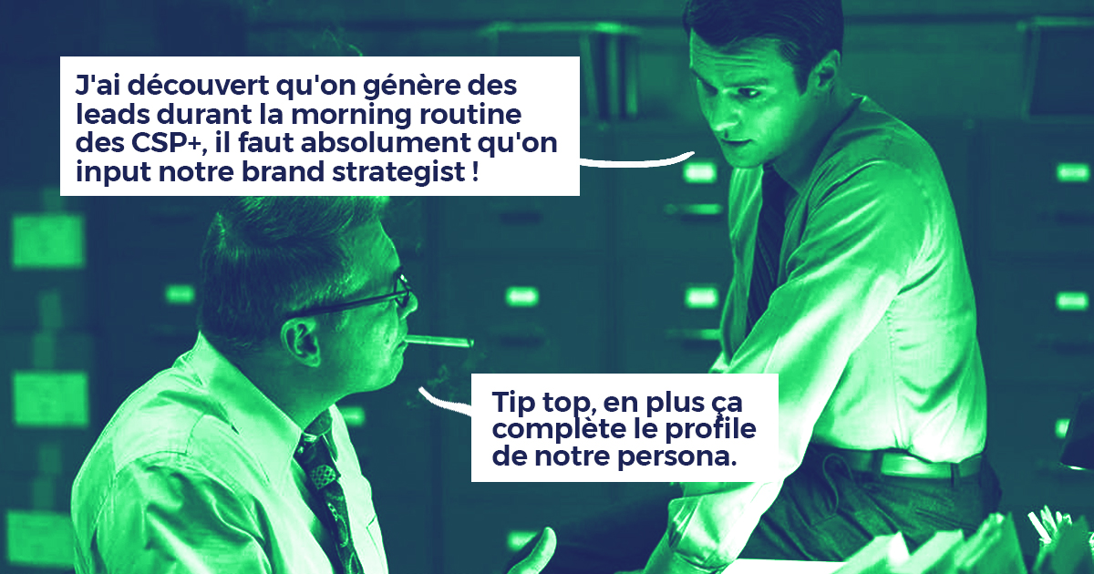 Les trois étapes pour définir vos personas
