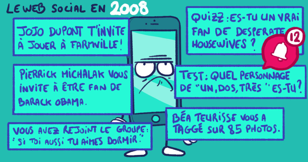 Les réseaux sociaux en 2008